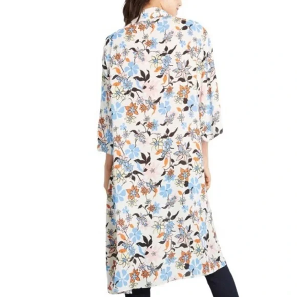 Modcloth floral Kimono size L/XL - Picture 2 of 9